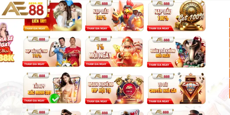 Nổ Hũ AE88 - Thưởng Nạp Lại Lên Đến 1% Cực Khủng 4 Lý do tham gia cá cược nổ hũ tại AE88