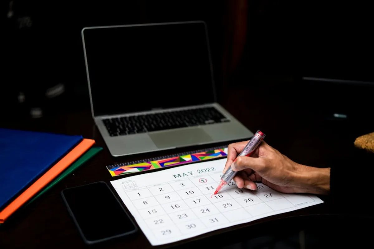 Retrograde Dates Checklist for Remote Workers